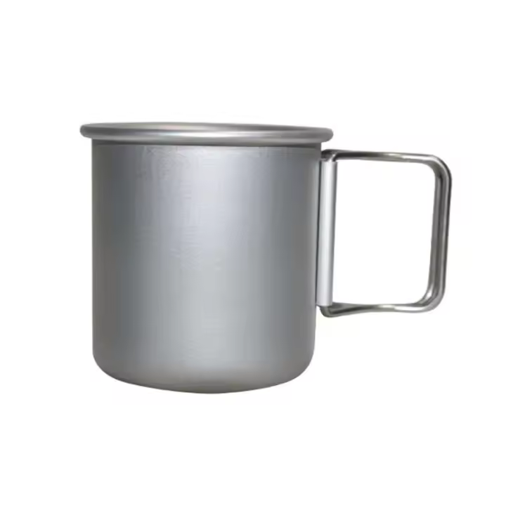 Taza de aleación de aluminio para acampar, villa turística, equipo para picnic al aire libre, juego VIE, utensilios de cocina para senderismo - 1
