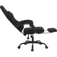 Silla de Juego Ergonómica Oficina con Soporte Lumbar Masaje y Reposapiés Extraible - details 6