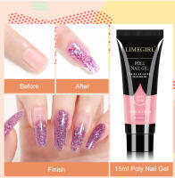 Kit de extensión de uñas de polietileno, Gel de gelatina transparente, rosa, Nude, adecuado para Nail Art, Kit de iniciación - details 3