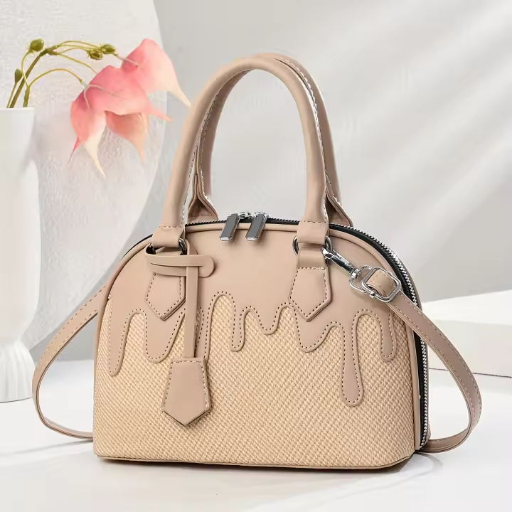 Mini bolso bandolera para mujer con correa ajustable desmontable - Bolso acolchado, cierre de cremallera, forro ligero de poliéster - 1