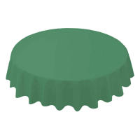 Mantel redondo de 84 pulgadas, mantel Simple desechable de PE, impermeable, grueso, cubierta de mesa de tela - details 4