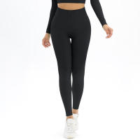 -Leggings de yoga sin costuras para mujer, leggings de gimnasio, ropa deportiva de entrenamiento, pantalones de cintura alta - details 8