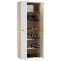 2 puertas, estantes, blanco / roble arena, 69x179x35 cm - details 15