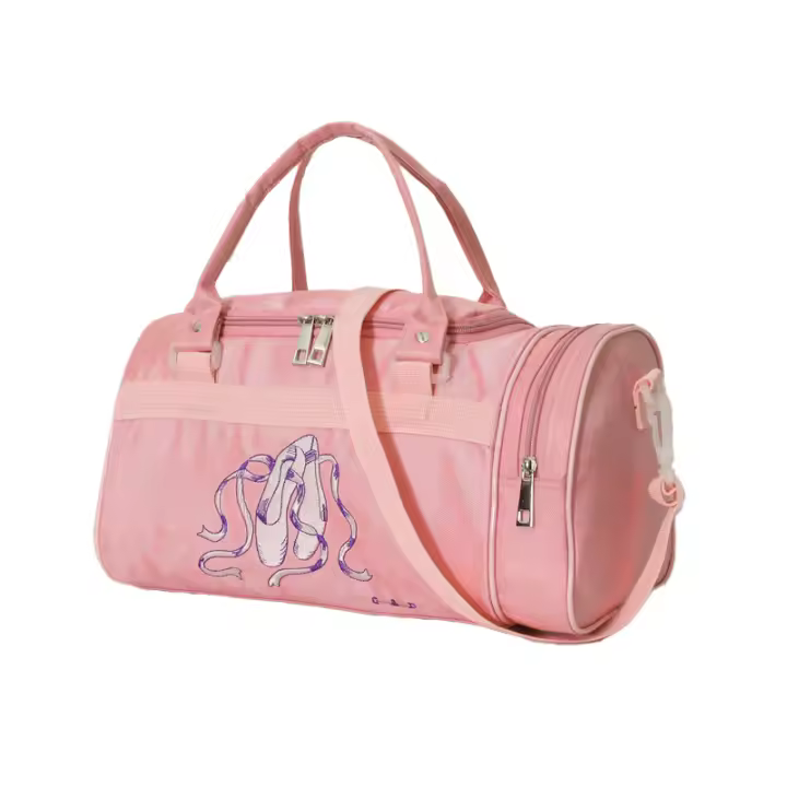 Bolsa de Deporte de Baile pequeña para niñas, Bolsa de Gimnasio, Bolsa de Noche para niños, Bolsas de Fin de Semana, Rosa 1, S, Lindo, Rosa 1, S, Lindo - 1