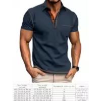 Venta caliente de verano nueva camiseta de manga corta para hombre, comercio exterior, deportes de ocio, solapa Polo - details 10