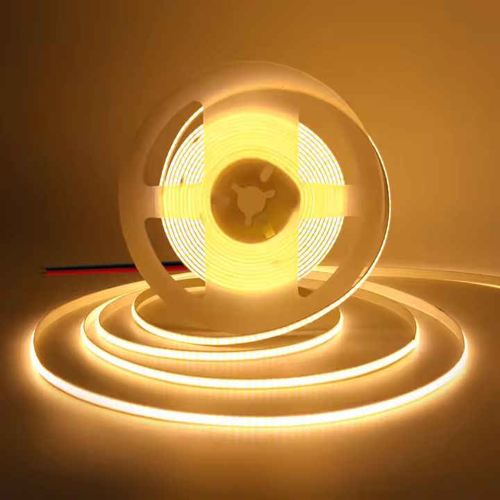 GAHADA Cinta LED COB de alta densidad 5mm PCB Iluminación lineal dimmable Blanco cálido 320LEDs/m - 1