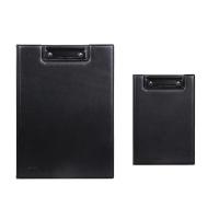 Portapapeles plegable A4 A5, color negro, con hebilla de Clip, carpeta de archivos para conferencias, almohadilla de escritura de cuero PU ultrasuave, suministros de oficina, 1 Uds. - details 20