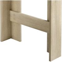 Elegante Mesa de Bar de Bistro 110 x 50 x 103cm Barra de Cocina Alta con 3 Estantes - details 17