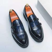 Producto más vendido 2024 Zapatos casuales de cuero genuino para hombres de lujo Estilo italiano de fiesta o oficina - details 8