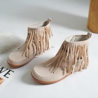 Botines de mujer con flecos planos, lujosas zapatillas góticas con hebilla de cinturón, diseño elegante, talla grande 43 - details 13
