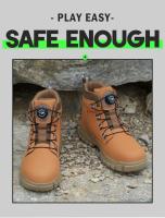 Botas de Trabajo de Seguridad Ligeras y Impermeables Punta de Acero Industrial Talla 48 - details 1