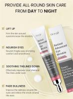 Crema de eliminación instantánea de bolsas para ojos, Retinol, antiarrugas, reafirmante, desvanecimiento de la piel, líneas finas, antihinchazón de ojeras, ilumina el cuidado de los ojos - details 8
