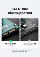 UGREEN-estación de acoplamiento para disco duro, adaptador SATA a USB 3,0 para 2,5, 3,5, SSD - details 11