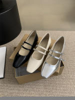 Zapatos Mary Jane de tacón en bloque para desplazamientos suaves estilo hada francesa - details 12
