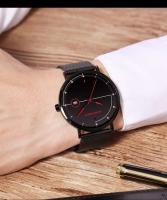 Reloj de Cuarzo Premium Automático, Movimiento Japonés, Correa de Acero Inoxidable Azul Negro, Resistente al Agua, Moda de Viaje para Hombres - details 1