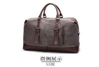 Bolsas de viaje de cuero de lona originales para hombres, bolsa de equipaje de mano, bolsa de lona, bolso de viaje grande, bolsa de fin de semana, envío directo - details 13