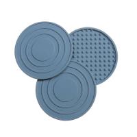 Posavasos antideslizante de protección de mesa de silicona para bebidas, resistente al calor, 3/6 piezas - details 10