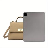 Bolso de mano beige elegante para mujer - Bolso de hombro versátil y elegante con herrajes en tono dorado, cierre de cremallera y forro de poliéster - Perfecto para el trabajo o salidas informales, bolso de mano de trabajo |   Bolso de hombro elegante | - details 4