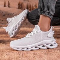 Zapatos deportivos informales para hombre, zapatillas ligeras transpirables, zapatillas de correr negras de malla para exteriores, zapatillas deportivas para correr Tenis para caminar - details 2