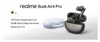 Realme Auriculares Inalámbricos Air 6 Pro, cascos con Bluetooth 2,0, Reducción de Ruido, Mar Profundo, 50dB, IP55, 5,3, color Negro - details 0