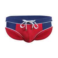 Calzoncillos de baño triangulares para hombre, bañador Sexy, pantalones cortos para deportes acuáticos, playa, surf - details 1