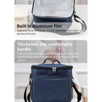Bolsa aislante gruesa Oxford de hombro Manual de gran capacidad, bolsa de almuerzo para acampar, bolsa de pícnic al aire libre - details 5