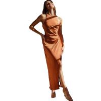 Vestido Largo Medio para Mujer, Nueva Llegada, Cuello, Colgante, Espalda Abierta, Europa Y América - details 3