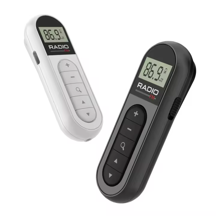 Radio Portátil Mini Recargable: Ultracompacta, Ligera y con Sintonización FM, Ideal para Adultos Mayores y Usos en Reuniones - 1