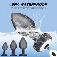Juego de Control Remoto Inalámbrico Vibrador Anal Entrenador Masajeador Prostatal de Silicona - details 4