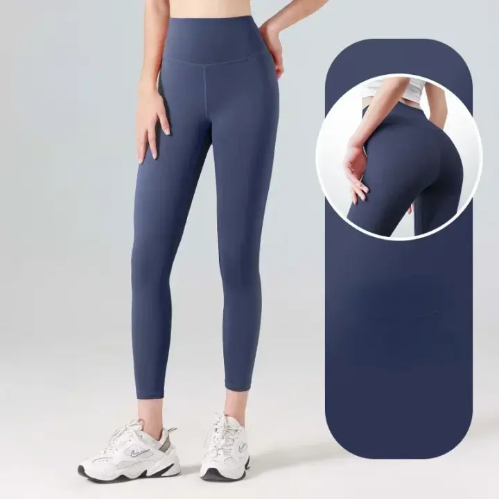 Leggings de Yoga de Cintura Alta Pantalones Deportivos Adelgazantes para Fitness y Correr - 1