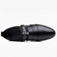 Zapatos de Cuero Clásicos para Hombres Mocasines de Punta Afilada Perfectos para Boda, Fiesta, Oficina, Vestir Casual Camisas Polo, Moda para Hombres - details 7
