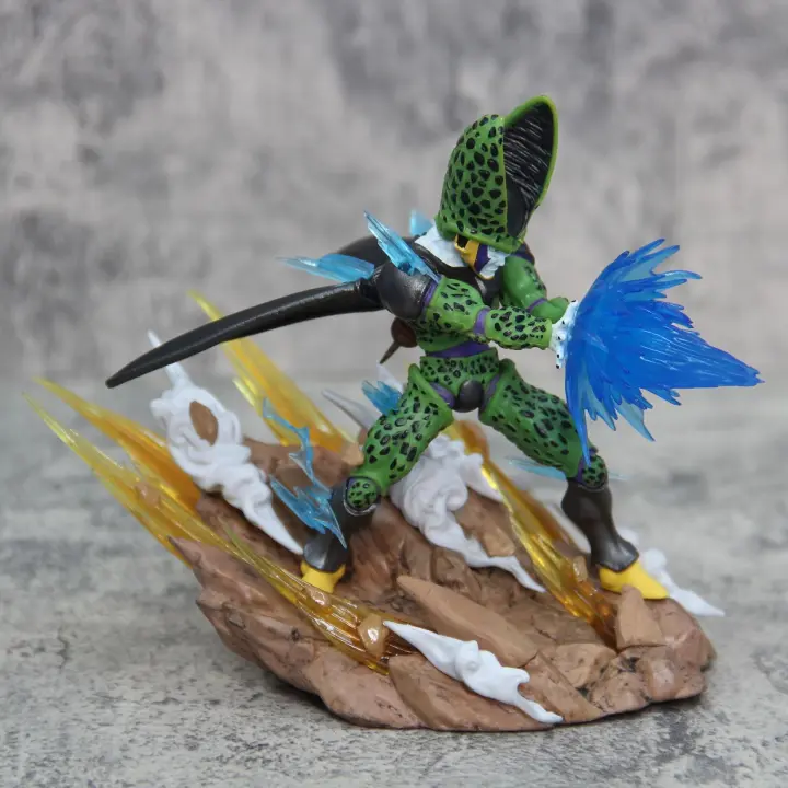 Figura de Son Goku, Kamehameha, Kakarotto Cell, Super Saiyan, modelo de decoración, estatua, muñeca, reg - 1