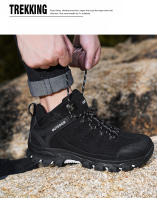 Zapatos de senderismo para hombre, botas de montaña al aire libre, escalada, otoño e invierno, zapatillas de goma - details 3