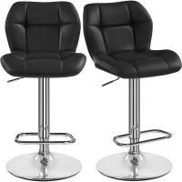 2 Taburetes de Bar Taburete de Altura Ajustable 89-111 cm Taburete Industrial de Metal Silla de Cocina Taburete Alto para - details 0