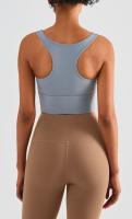 Hamidou Sujetador deportivo Sexy para mujer, Top elástico ajustado para gimnasio, sujetadores de Yoga, Top corto, ropa elástica, ropa interior deportiva para mujer - details 16