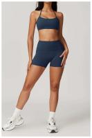 Conjunto de Shorts de Yoga de Cintura Alta Secado Rápido, Cómodo, Plegable, Belleza - details 31