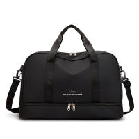 Bolsa de viaje de color sólido para mujer, bolsa de viaje de gran capacidad para el fin de semana, bolsa de gimnasio deportiva, bolsa atlética, bolsa de viaje para mujeres y niñas, día de San Valentín, regalo - details 2