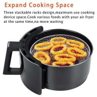 Estufa de Aire Anti-corrosión de 3 Capas Parrilla Stackable para Barbacoa al Aire Libre - details 2