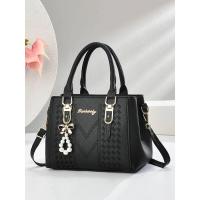 1 bolso de hilo bordado a la moda, bolso de gran capacidad simple y versátil, adecuado para varios ocns Mochila de lujo de alta gama - details 0