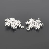 Abalorios de latón y circonita de Color dorado de 18K con 2 agujeros, abalorios de conexión de copos de nieve y flores, accesorios para pendientes para hacer joyas Diy de alta calidad - details 16
