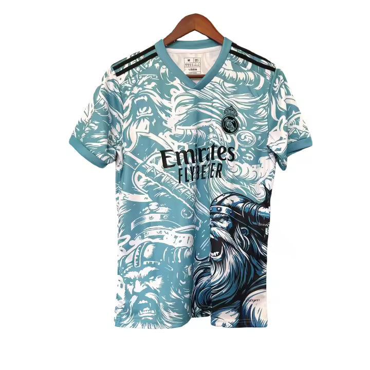 Camiseta de fútbol oficial réplica personalizable del Real Madrid 2025/26, edición especial para aficionados, para adultos, tallas S-2XL - 1