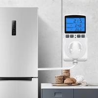 Controlador de temperatura de 3680 W, termostato digital con retroiluminación LCD, modo de control de calefacción y refrigeración, temporizador enchufable UE - details 4