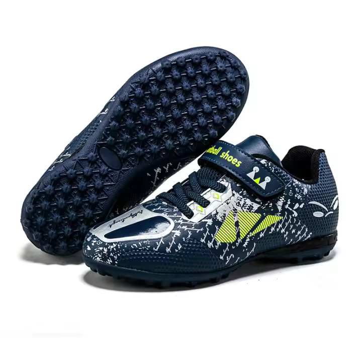 Zapatos de Fútbol para Niños Entrenamiento y Competición al Aire Libre Diseño de Velcro - 1