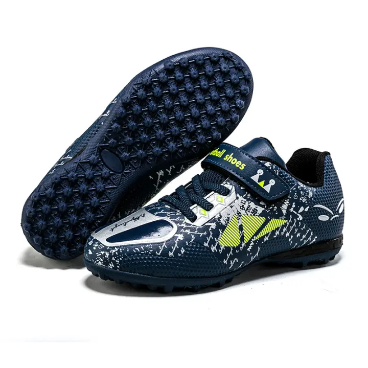 Zapatos de Fútbol para Niños Entrenadores de Turf All Season Forro de Sintéticos Agarre de Velcro - 1