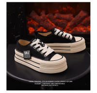 Zapatos de cuero con plataforma aumentada para mujer, zapatillas informales de estilo Joker, color blanco, novedad de 2024 - details 27