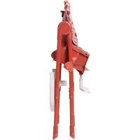 para niños de 6 meses a 3 años (15 kg), trona reclinable con altura y reposapiés ajustables, 4 ruedas, plegable, Azul - details 22
