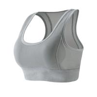 Sujetador deportivo sin mangas para mujer, ropa interior de secado rápido, a prueba de golpes, sin costuras, para entrenamiento, correr y Yoga - details 3