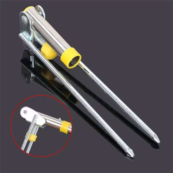 Soporte para caña de pescar en el suelo, inserto ajustable de acero inoxidable de 1,5-2,4 M, soporte para caña de pescar - 1