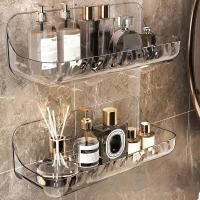Organizador de Baño de Acrílico Sin Diamantes Soporte de Ducha, Soporte de Iluminación de Cosméticos, Soporte de Champú para Inodoro Montado en Pared - details 0