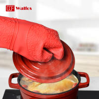 Walfos scalding High temperature resistant, thickened and insulated microwave oven, silicone gloves for household kitchen tools - details 2
